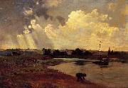 Charles-Francois Daubigny The Banks of the River painting